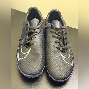 Nike Phantom GX Academy DF FG Soccer Cleats Black/Blue  Mens Size 10.5